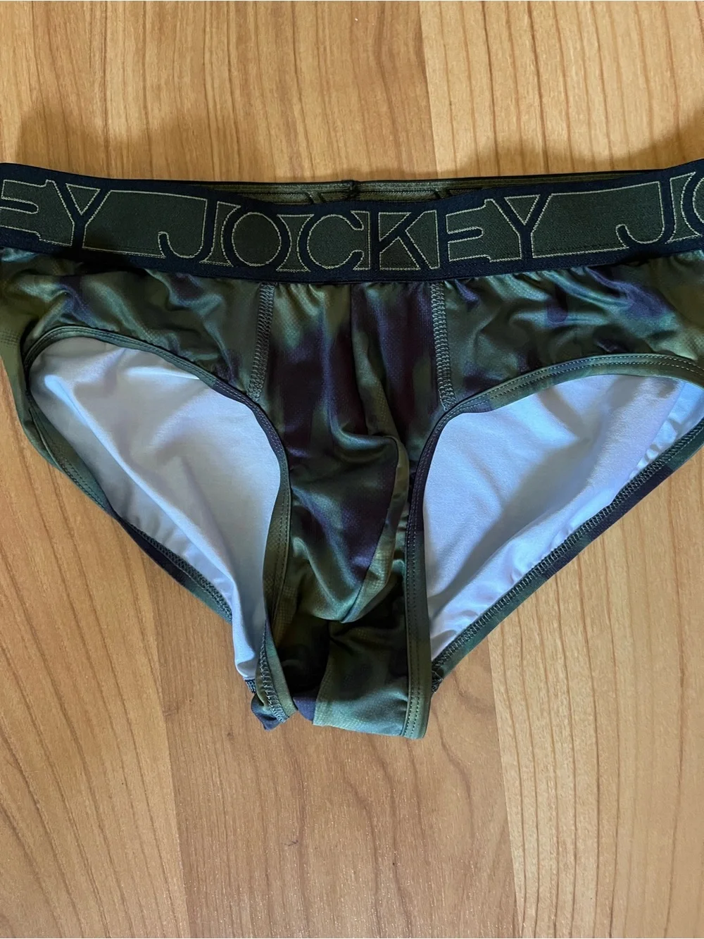 Jockey Camo Men's Briefs with Logo Waistband